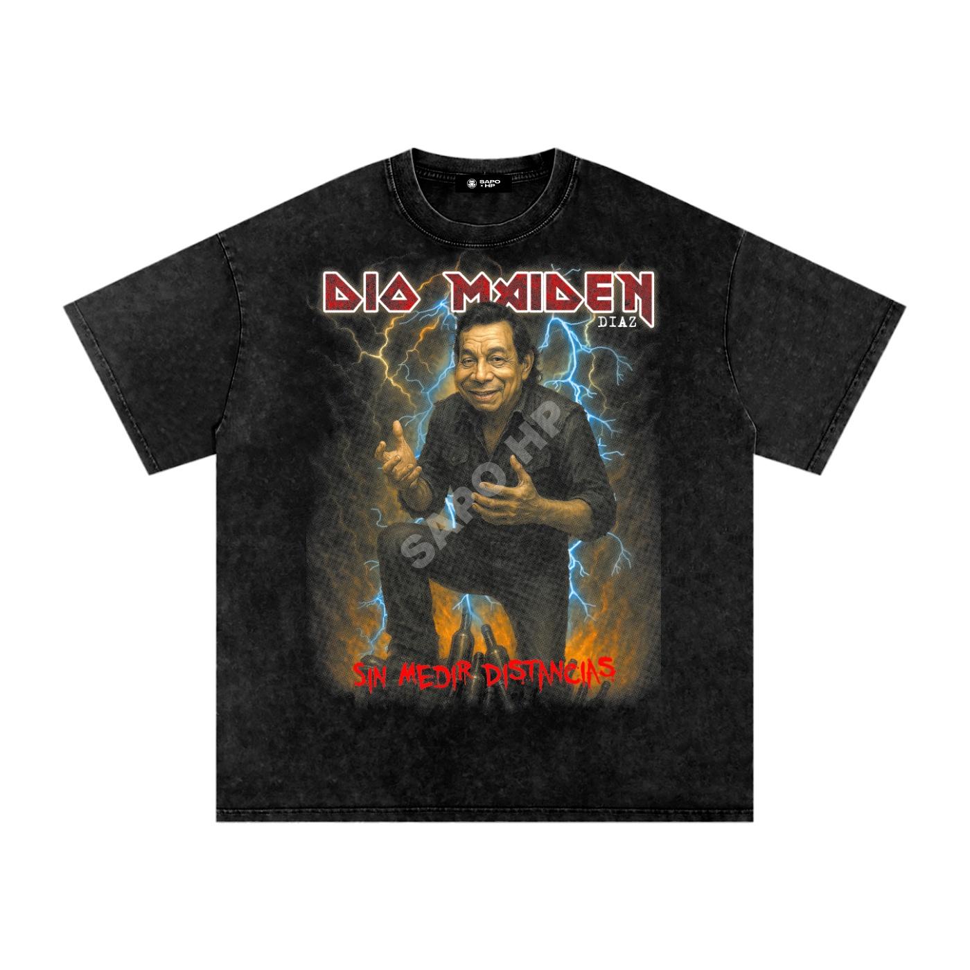 SNOW WASHED Dio Maiden Diaz Oversized Cotton T-Shirt