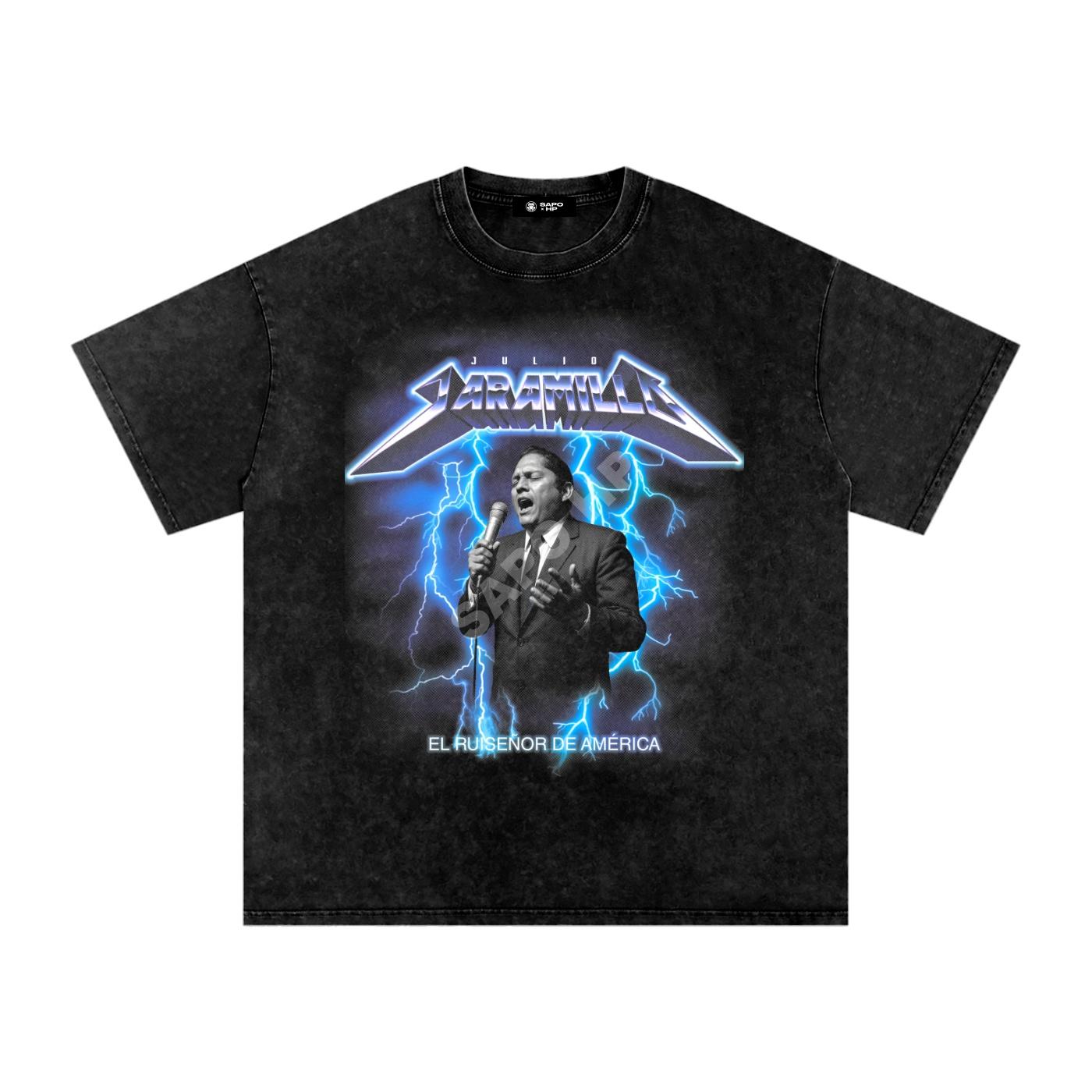 SNOW WASHED Julio Jaramillo Oversized Cotton T-Shirt